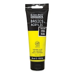 Liquitex Basics - Transparent Yellow, 4 oz tube