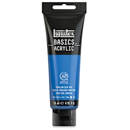 Liquitex Basics - Cerulean Blue Hue, 4 oz tube