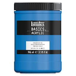 Liquitex Basics - Cerulean Blue Hue, 32 oz jar