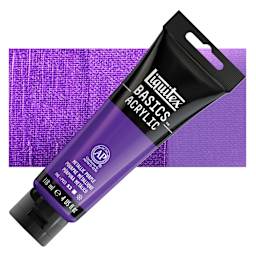 Liquitex Basics - Metallic Purple, 118 ml tube and swatch