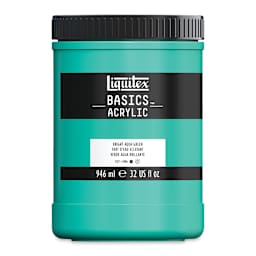 Liquitex Basics - Bright Aqua Green, 32 oz jar