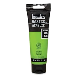 Liquitex Basics - Lime Green, 4 oz tube