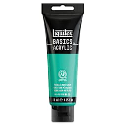 Liquitex Basics - Metallic Aqua Green, 118 ml