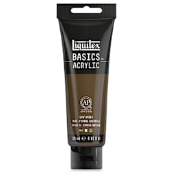 Liquitex Basics - Raw Umber, 4 oz tube