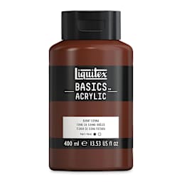 Liquitex Basics - Burnt Sienna, 13.5 oz Squeeze Bottle