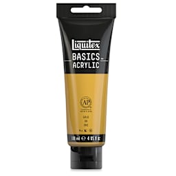Liquitex Basics - Gold, 4 oz tube