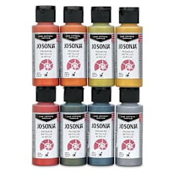 Chroma’s Jo Sonja Premium Metallics - Set of 8 Colors, 2 oz bottles