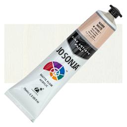 Jo Sonja's Artist Acrylic - Warm White, 2.5 oz tube and swatch
