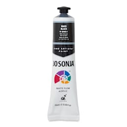 Jo Sonja's Artist Acrylic - Mars Black, 2.5 oz tube