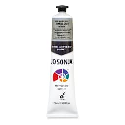 Jo Sonja's Artist Acrylic - Nimbus Gray, 2.5 oz tube