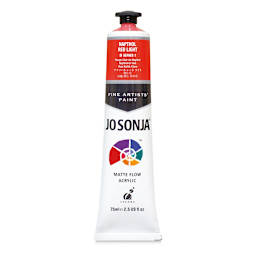 Jo Sonja's Artist Acrylic - Naphthol Red Light, 2.5 oz tube