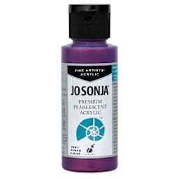 Chroma’s Jo Sonja Premium Pearlescent - Pearlescent Dark Red Violet, 2 oz bottle