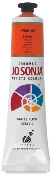 Jo Sonja's Artist Acrylic - Vermilion, 2.5 oz, Tube