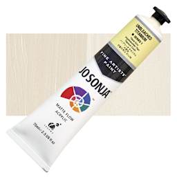 Jo Sonja's Artist Acrylic - Unbleached Titanium, 2.5 oz tube and swatch