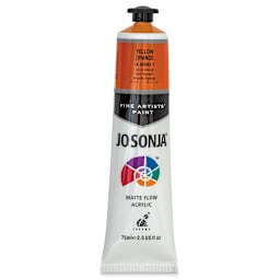 Jo Sonja's Artist Acrylic - Yellow Orange, 2.5 oz tube