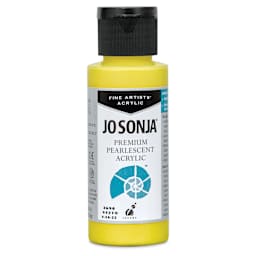 Chroma’s Jo Sonja Premium Pearlescent - Pearlescent Yellow, 2 oz bottle
