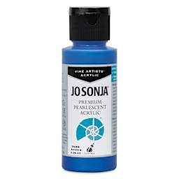 Chroma’s Jo Sonja Premium Pearlescent - Pearlescent Deep Blue, 2 oz bottle