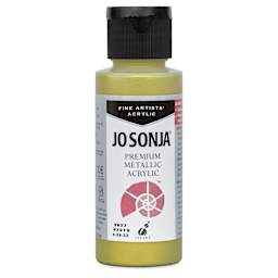 Chroma’s Jo Sonja Premium Metallic - Green Gold, 2 oz bottle