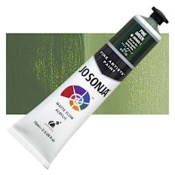 Jo Sonja's Artist Acrylic - Pine Green, 2.5 oz tube and swatch