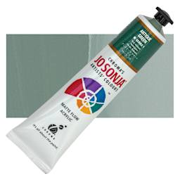 Jo Sonja's Artist Acrylic - Antique Green, 2.5 oz tube and swatch