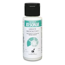 Chroma’s Jo Sonja Specialty Acrylic Paint - Iridescent Green, 60 ml bottle
