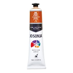 Jo Sonja's Artist Acrylic - Raw Sienna, 2.5 oz tube