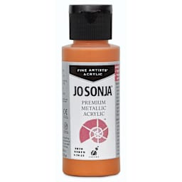 Chroma’s Jo Sonja Premium Metallic - Aztec Gold, 2 oz bottle