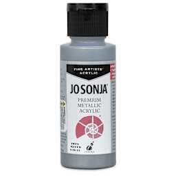 Chroma’s Jo Sonja Premium Metallic - Platinum, 2 oz bottle