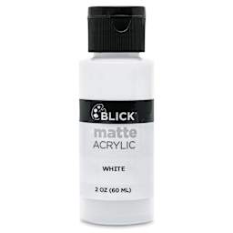 Blick Matte Acrylic - White, 2 oz bottle 