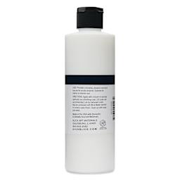 Blick Matte Acrylic Varnish - Gloss, back of 8 oz bottle