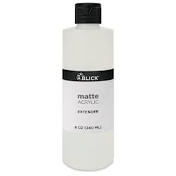 Blick Matte Acrylic -Extender, 8 oz bottle, front of bottle