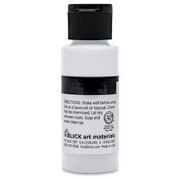 Blick Matte Acrylic - Pearl White, 2 oz bottle back