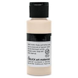 Blick Matte Acrylic - Off White, 2 oz bottle back