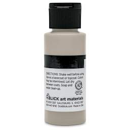 Blick Matte Acrylic - Warm Gray, 2 oz bottle back