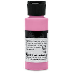 Blick Matte Acrylic - Pink Light, 2 oz bottle back