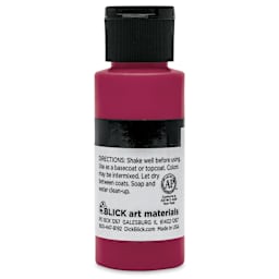 Blick Matte Acrylic - Pink Deep, 2 oz bottle back