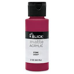 Blick Matte Acrylic - Pink Deep, 2 oz bottle