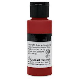 Blick Matte Acrylic - Burgundy, 2 oz bottle back