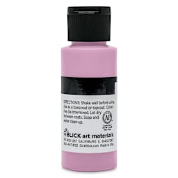 Blick Matte Acrylic - Red Violet Light, 2 oz bottle back