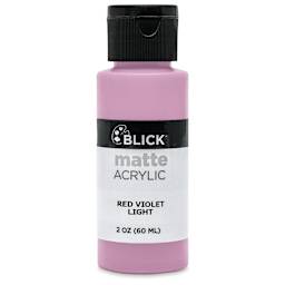 Blick Matte Acrylic - Red Violet Light, 2 oz bottle