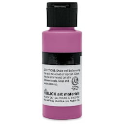 Blick Matte Acrylic - Red Violet Medium, 2 oz bottle back