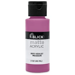 Blick Matte Acrylic - Red Violet Medium, 2 oz bottle