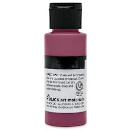 Blick Matte Acrylic - Red Violet Deep, 2 oz bottle back