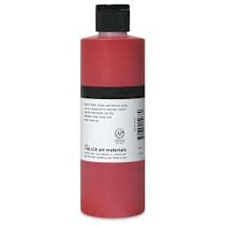 Blick Matte Acrylic - Red Deep, 8 oz back