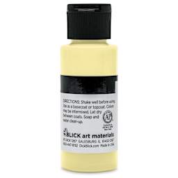 Blick Matte Acrylic - Yellow Light, 2 oz bottle back