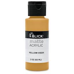 Blick Matte Acrylic - Yellow Oxide, 2 oz bottle