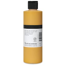 Blick Matte Acrylic - Yellow Oxide, 8 oz back