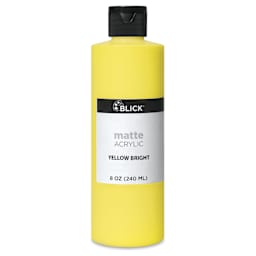 Blick Matte Acrylic - Yellow Bright, 8 oz