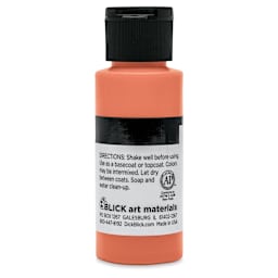 Blick Matte Acrylic - Orange Medium, 2 oz bottle back