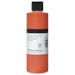 Blick Matte Acrylic - Orange Deep, 8 oz back